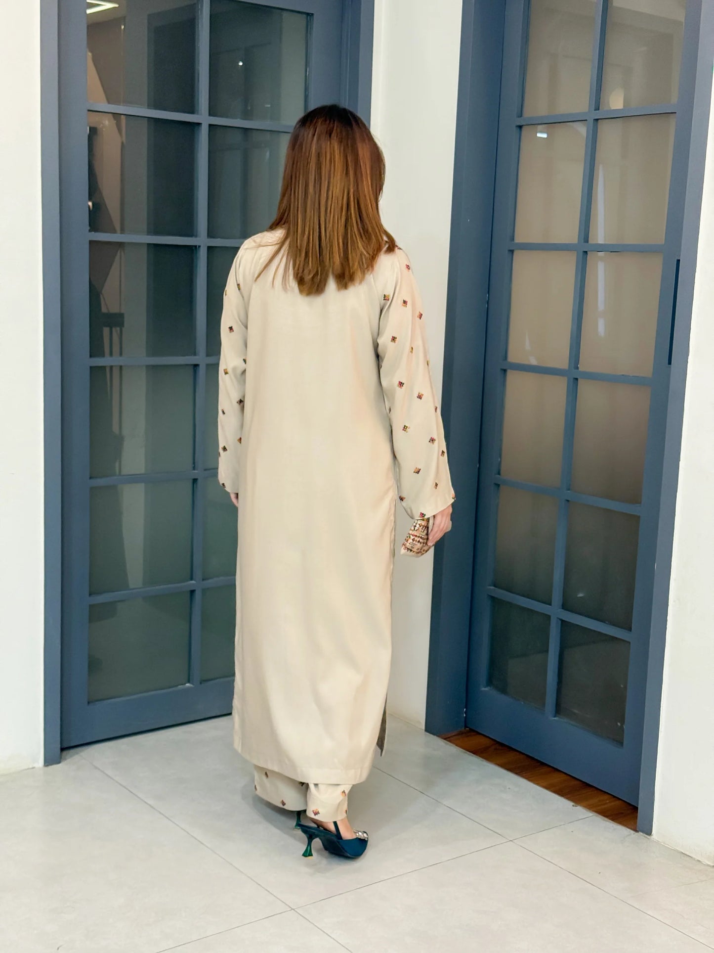 Inara Embroidered Stitched ( 2 PC ) Premium Winter Fabric