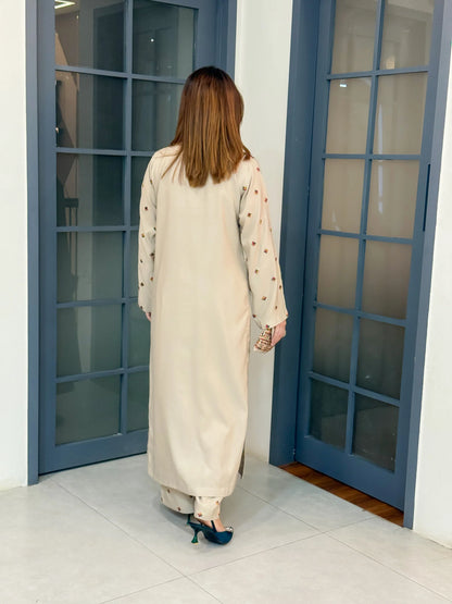 Inara Embroidered Stitched ( 2 PC ) Premium Winter Fabric