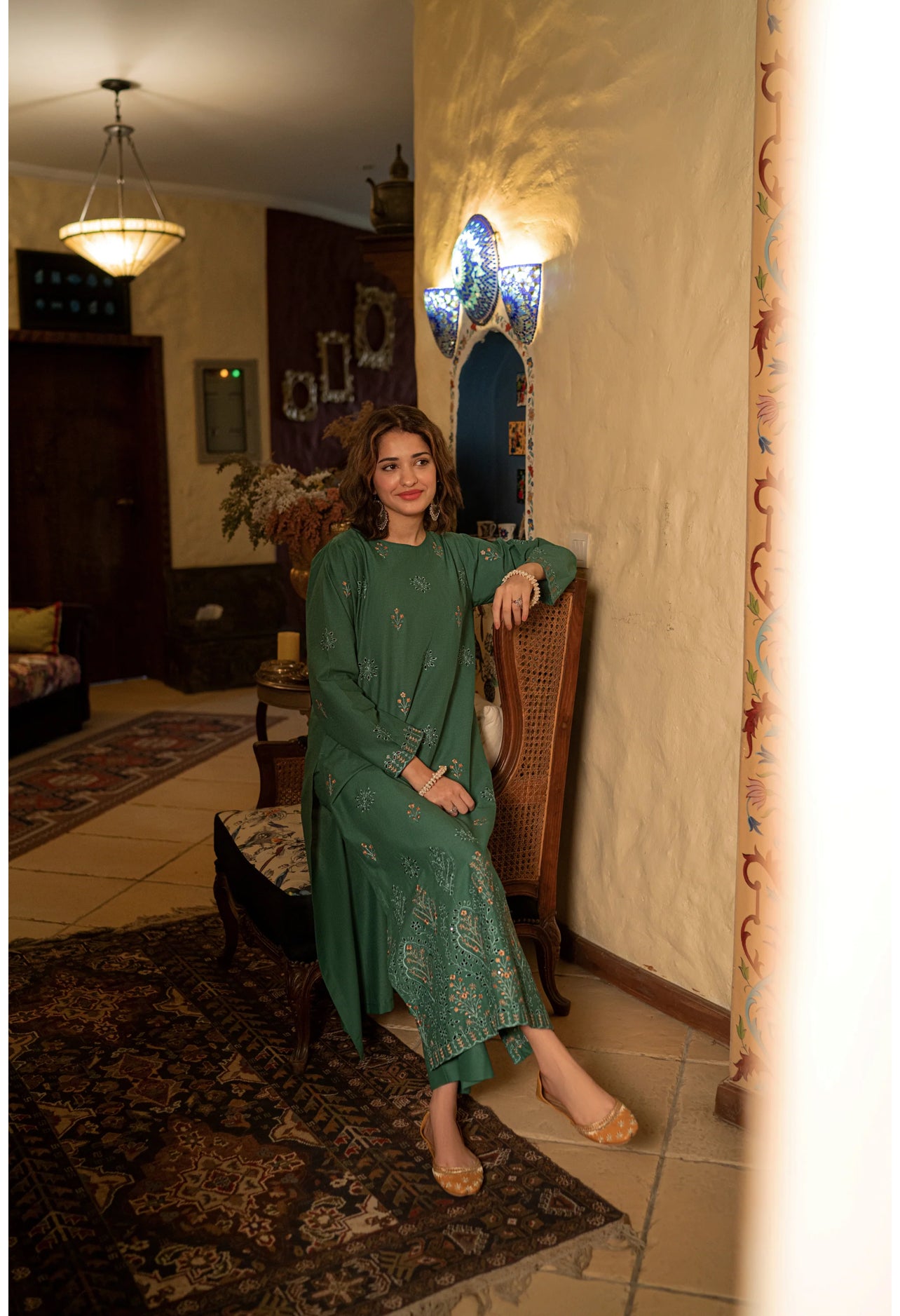 Elif - Premium Embroidered 2pc - Soft Fabric