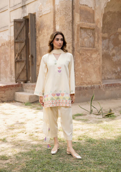 Noureen - 2Pc Suit - Premium Fabric