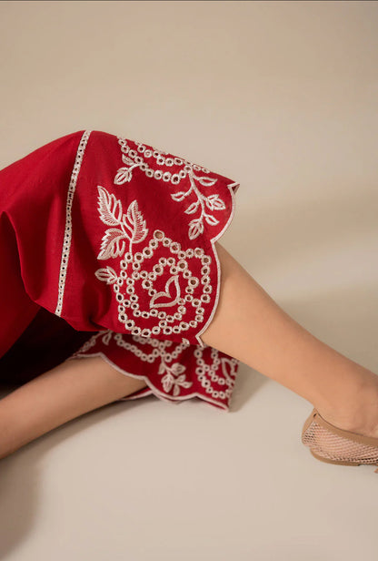 Sage -Embroidered 2pc -Premium Fabric