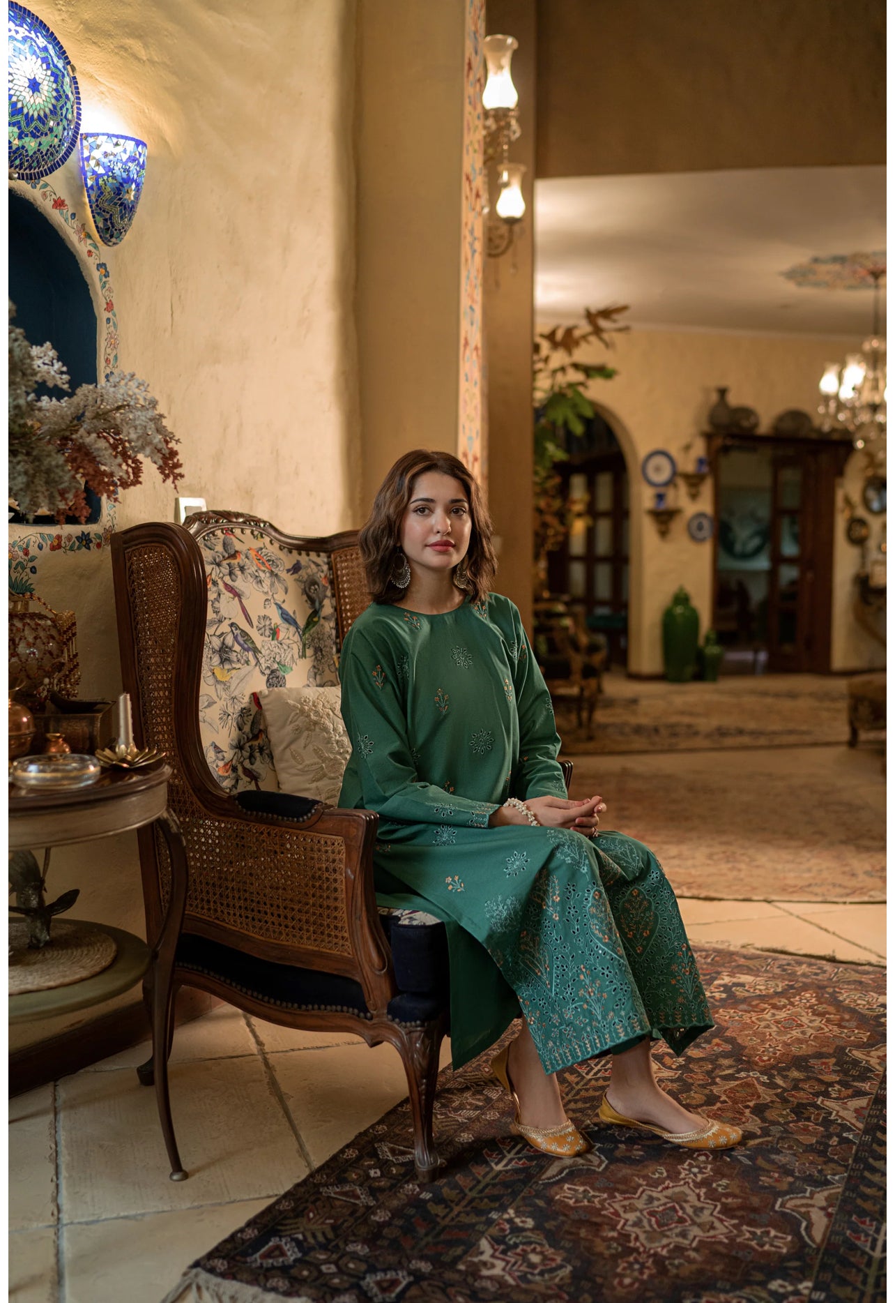 Elif - Premium Embroidered 2pc - Soft Fabric