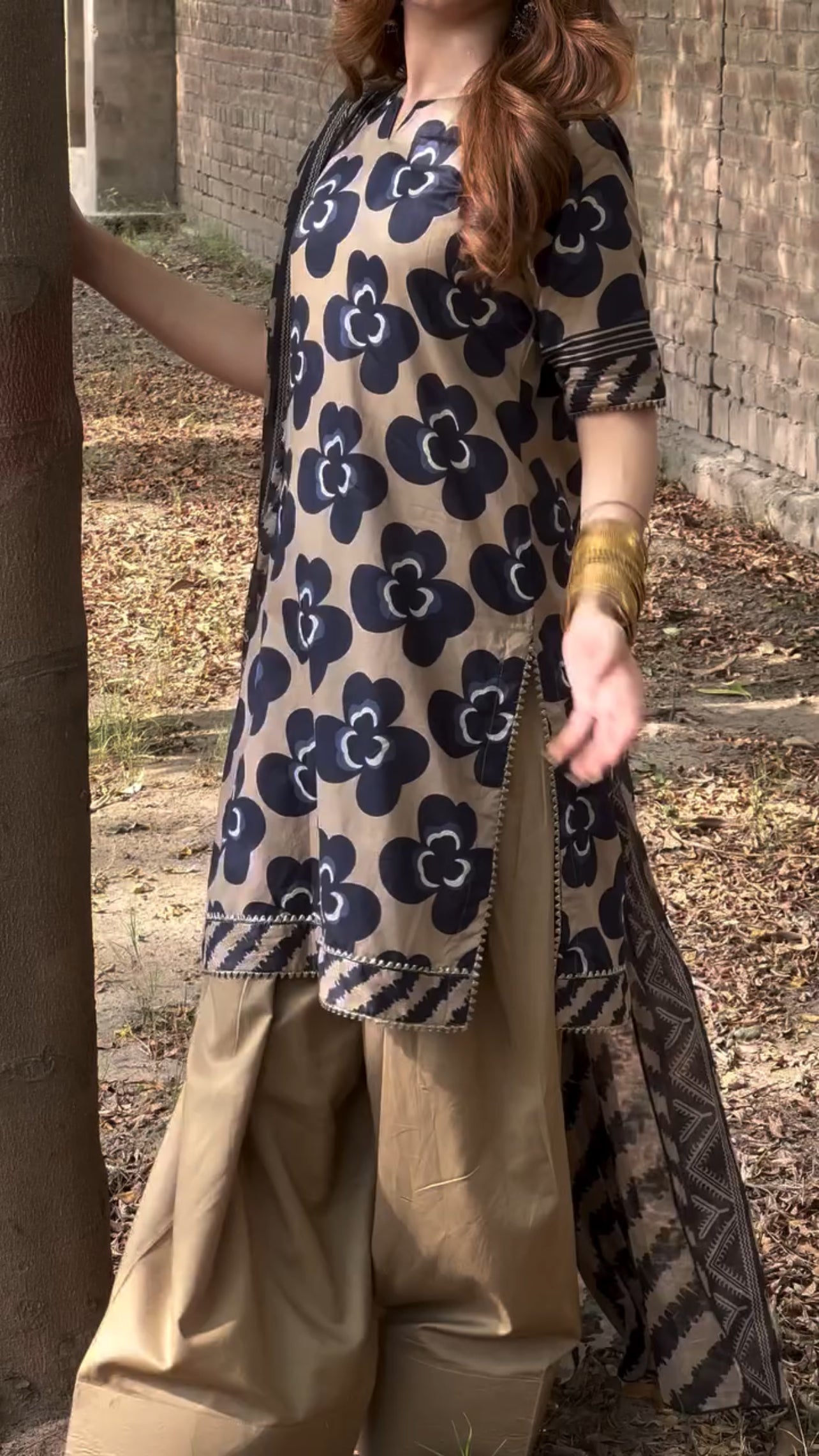 Mehwish -3Pc Printed Suit with Shalwar -Premium Fabric