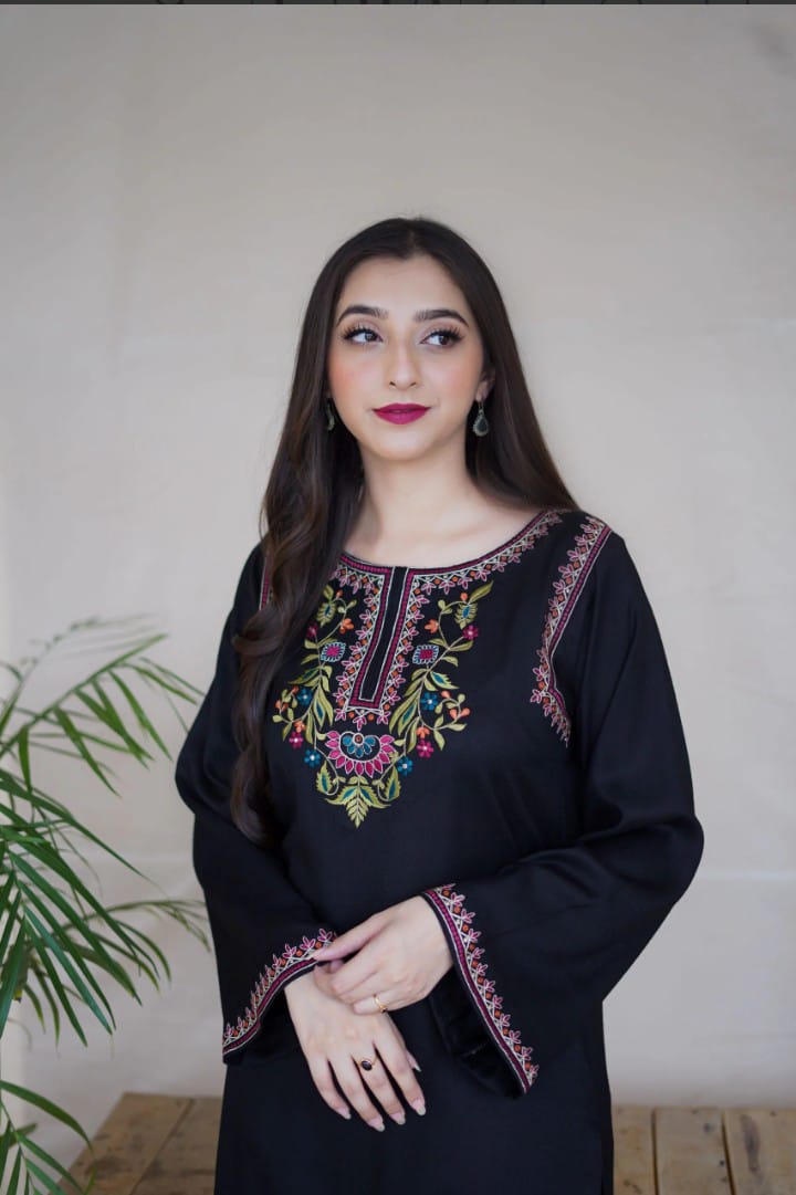 Mushq-2p Embroidered Suit -Premium Fabric