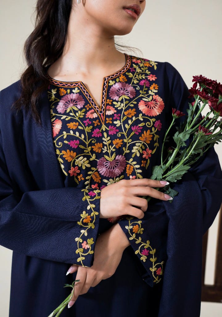 Meera-2PC Embroidered Suit -Premium Fabric