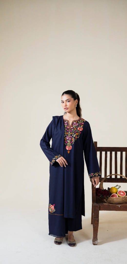 Sama -2PC Embroidered Suit -Premium Fabric