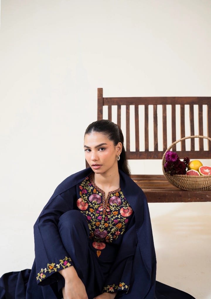 Sama -2PC Embroidered Suit -Premium Fabric